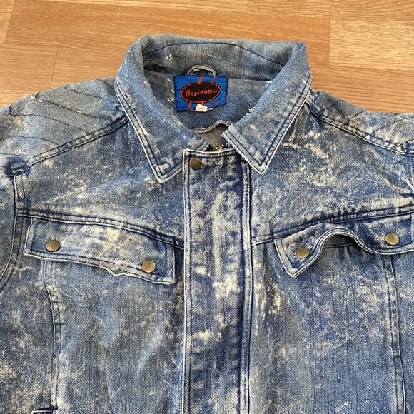 Horizon Outerwear Vintage Jean Jacket Size Medium - Picture 6 of 16